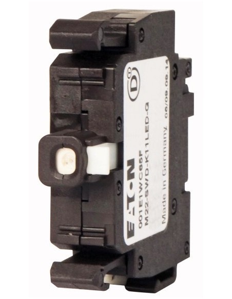 Styk pomocniczy 1Z 1R montaż czołowy dioda zielone SmartWire-DT M22-SWD-K11LED-G 115974