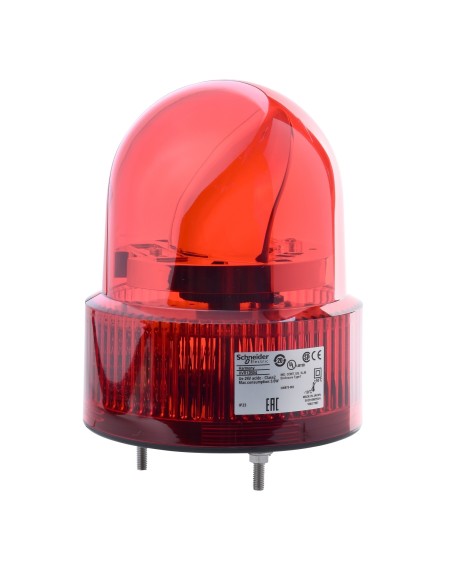 Lampa wirująca 130mm czerw. 24VAC-DC XVR12B04S