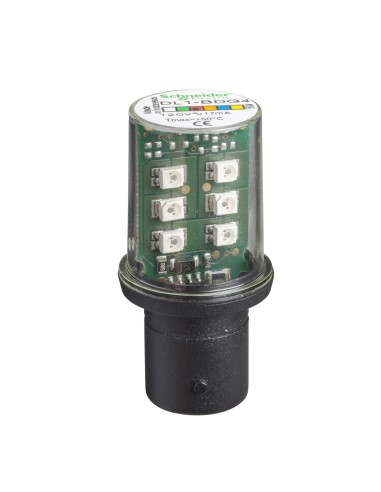 Żarówka czerwona LED BA15D 120VAC DL1BDG4