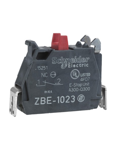 Styk pomocniczy 1R Faston montaż czołowy  ZBE1023