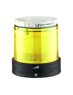 Element świetlny O 70mm, światło migąjace, żółty -IP65 230 V XVBC5M8