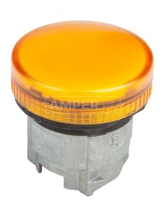 Główka lampki sygnalizacyjnej 22mm żółta ZB4BV05