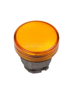 Główka lampki sygnalizacyjnej 22mm żółta ZB4BV053