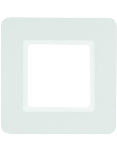 Q.7 Ramka 1-krotna, biały aksamit, lakierowany 10116189 Berker Hager