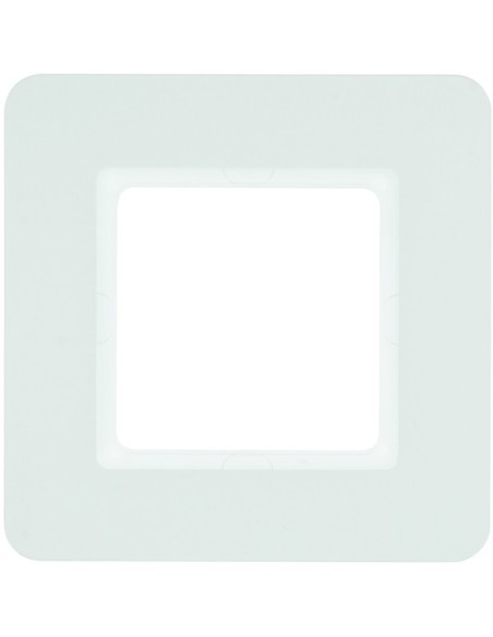 Q.7 Ramka 1-krotna, biały aksamit, lakierowany 10116189 Berker Hager