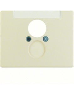 Arsys Płytka czołowa do gniazda głośnikowego, kremowy 11850002 Berker Hager