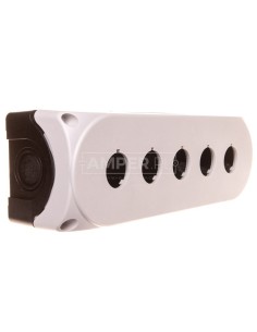 Obudowa kasety 5-otworowa 22mm biała IP67 LPZP5A8