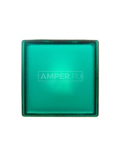 Główka lampki sygnalizacyjnej 30x30mm kwadratowa 22mm zielona ZB5CV033