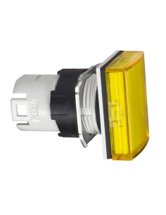Główka lampki sygnalizacyjnej prostokątna żółta ZB6DV5