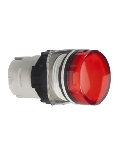 Napęd wskaźnika św., O 16, okrągła, czerwony zintegr. LED ZB6AV4