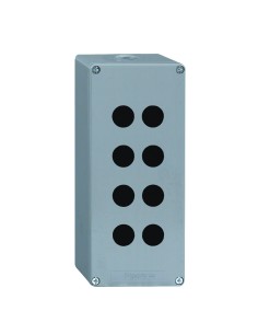 Kaseta sterownicza pusta, XAP-M, metalowa, 8 poziomych otworów XAPM5508