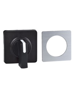 Głowica oper. 45x45mm-kolor metali.-czarna rączka- z etyk. bez op., do graw. KBC1H