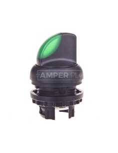 Napęd przełącznika 3 położeniowy zielony z podświetleniem bez samopowrotu M22S-WRLK3-G 216848