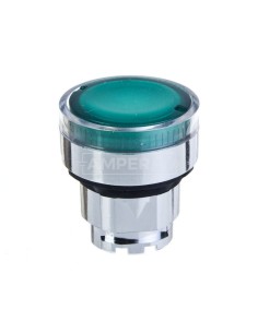 Napęd przycisku zielony z podświetleniem z samopowrotem ZB4BW33