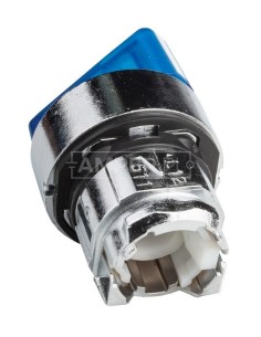 Napęd przełącznika 2 położeniowy niebieski z podświetleniem bez samopowrotu ZB4BK1263