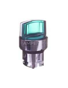 Napęd przełącznika 3 położeniowy zielony z podświetleniem z samopowrotem ZB4BK1533