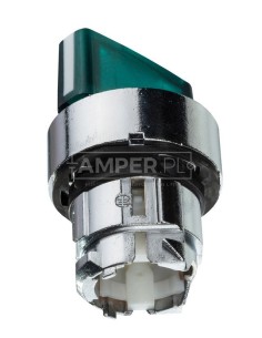 Napęd przełącznika 2 położeniowy zielony z podświetleniem bez samopowrotu ZB4BK1233