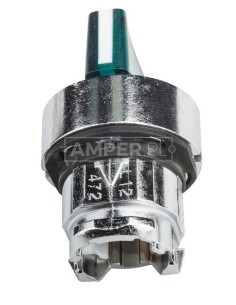 Napęd przełącznika 3 położeniowy zielony z podświetleniem bez samopowrotu ZB4BK1333