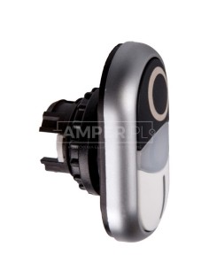 Napęd przycisku podwójny biało/czarny /O-I/ z podświetleniem z samopowrotem M22-DDL-WS-X1/X0 216706