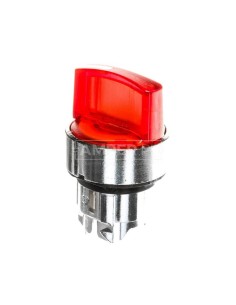 Napęd przełącznika 3 położeniowy czerwony z podświetleniem z samopowrotem ZB4BK1543