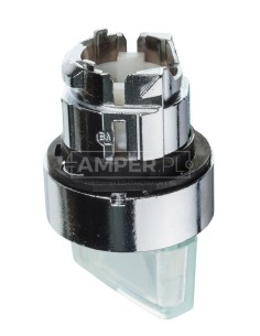 Napęd przełącznika 2 położeniowy biały z podświetleniem bez samopowrotu ZB4BK1213