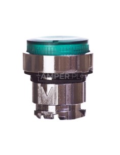 Napęd przycisku zielony z podświetleniem z samopowrotem ZB4BW13