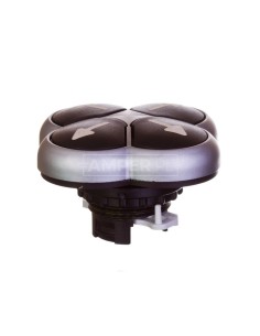 Napęd przycisku 4-ro pozycyjny czarny /strzałki/ z samopowrotem M22-DI4-S-X7 286338 2