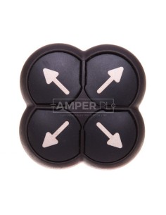 Napęd przycisku 4-ro pozycyjny czarny z samopowrotem M22S-D4-S-X7 286337