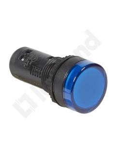 Lampka sygnalizacyjna 22mm niebieska 230V AC 024143