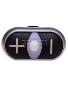 Napęd przycisku podwójny czarny (+/-) z samopowrotem M22S-DDL-S-X4/X5 218146