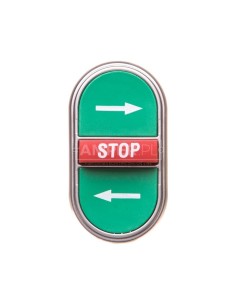 Napęd przycisku potrójny zielony/czerwony /STRZAŁKI LEWO-PRAWO STOP/ z samopowrotem LPCB7365