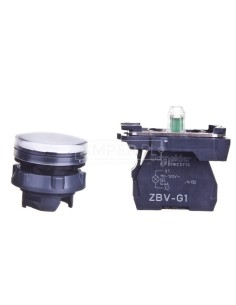 Lampka sygnalizacyjna 22mm biała 110-120V AC XB5AVG1