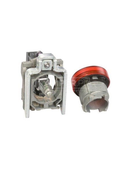 Lampka sygnalizacyjna 22mm czerwona 24V AC/DC LED XB4BVB4