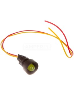 Lampka sygnalizacyjna 10mm żółta 12-24V AC/DC KLP 10Y/24V 84410004
