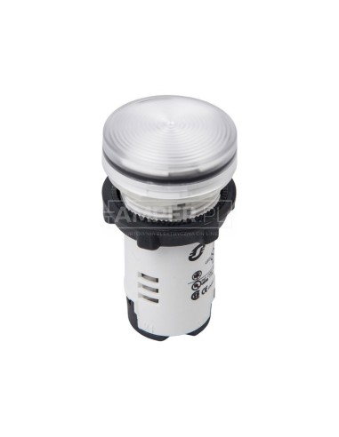 Lampka sygnalizacyjna 22mm biała 230V AC XB7EV07MP