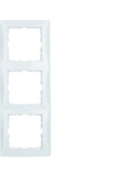 S.1 Ramka 3-krotna, biały, połysk  10138989 Berker Hager