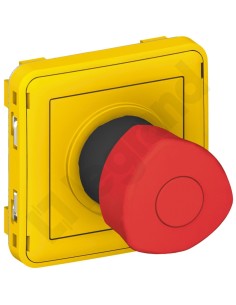 PLEXO55 Wyłącznik awaryjny 3A-250V szary/żółty 069547