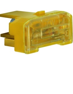 Akcesoria osprzęt Wkładka żarowa z zaciskiem neutralnym, mechanizm, żółty 167602 Berker Hager