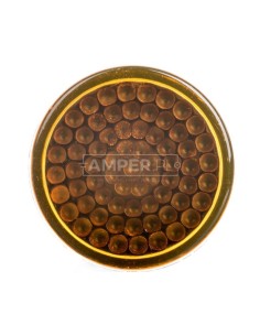 Wskażnik świetlny O 12, IP40, żółtopom., osłonięty LED, 24 V XVLA335