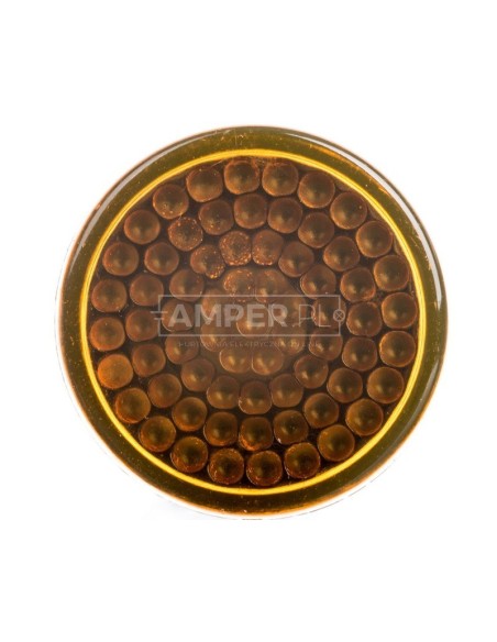 Wskażnik świetlny O 12, IP40, żółtopom., osłonięty LED, 24 V XVLA335