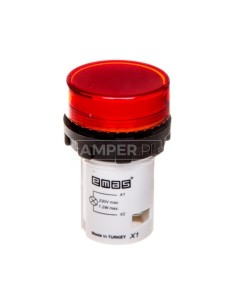 Lampka sygnalizacyjna 230V czerwona T0-MBSD220K