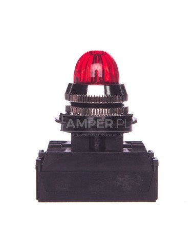 Lampka sygnalizacyjna 22mm czerwona L22GD 24-230V AC/DC W0-LDU1-L22GD C