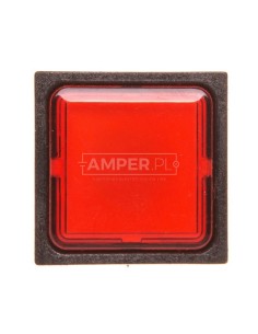 Lampka sygnalizacyjna 25x25mm czerwona 24V AC/DC Q25LF-RT/WB 089104