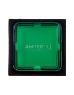 Lampka sygnalizacyjna 18x18mm zielona 24V AC/DC Q18LF-GN/WB 087947