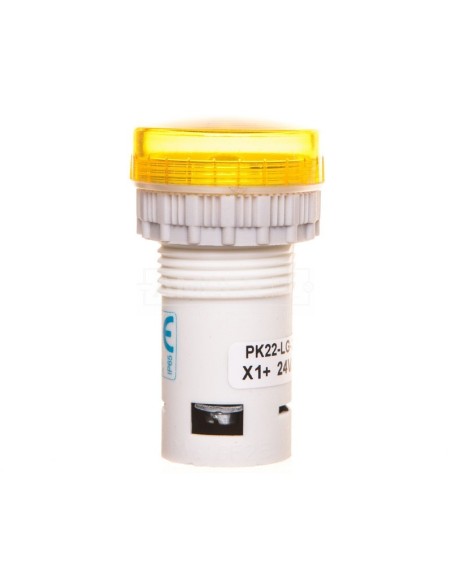 Lampka kompaktowa żółta PK22-LG-24-LED AC/DC