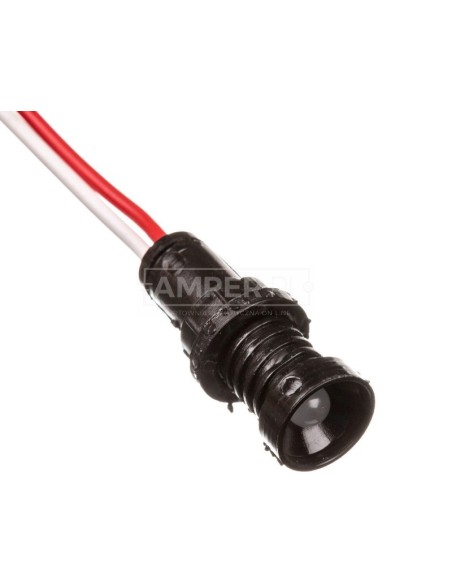 Lampka sygnalizacyjna LED 5mm biała Klp5W/24V 84405006