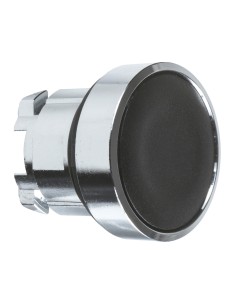 Główka przycisku kryta czarna O22 push-push zing. LED, bez ozn. ZB4BH02