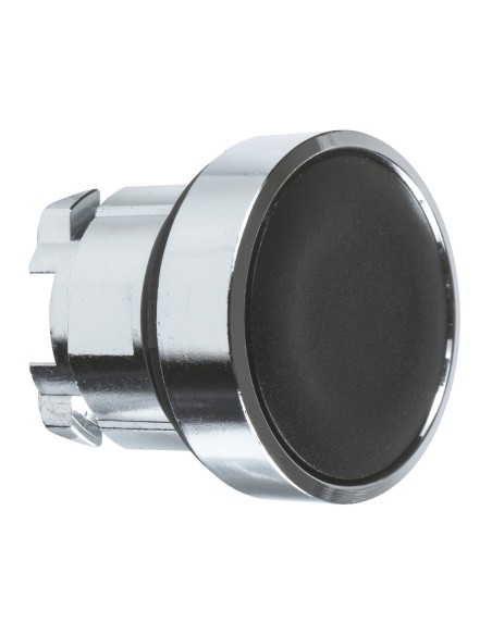 Główka przycisku kryta czarna O22 push-push zing. LED, bez ozn. ZB4BH02