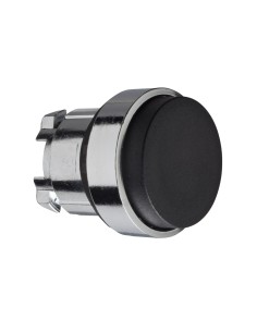 Główka okrągła przycisku czarna wyst. O22, z sam. powr., bez ozn. ZB4BL2