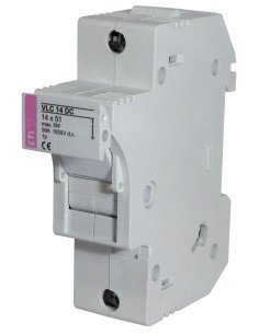 Rozłącznik bezpiecznikowy cylindryczny PV 1P 50A 14x51mm /z sygnalizacją/ VLC 14 DC 1P-L 002561102